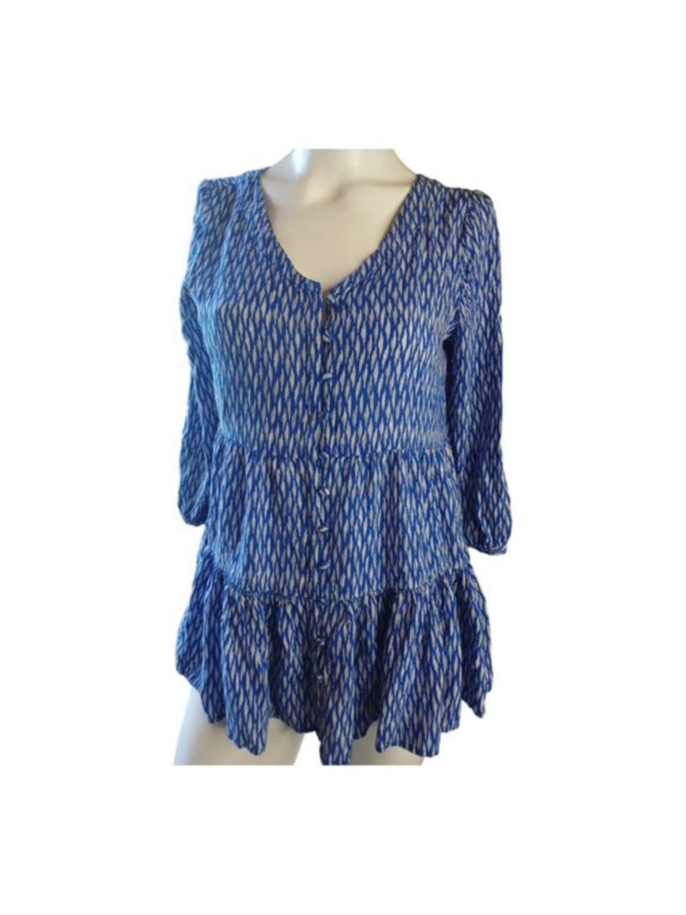 Anthropologie Maeve‎ Rayon Flouncy Top S